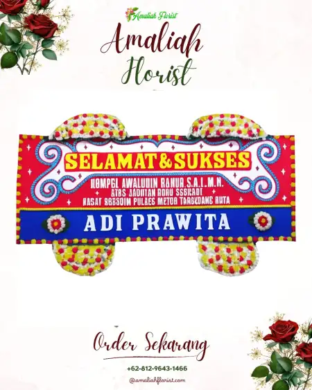 Papan Bunga Ucapan Selamat Selorejo